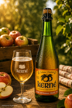 Preview: Cidre Kerne Fruit im Glas